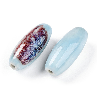 Handmade Porcelain Beads PORC-N008-07N-1