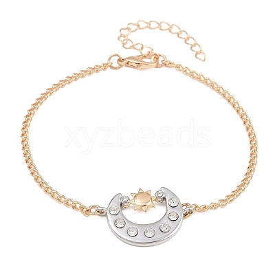 Brass with Crystal Rhinestone Bracelets & Earrings & Necklaces & Rings WG06C1A-18-1