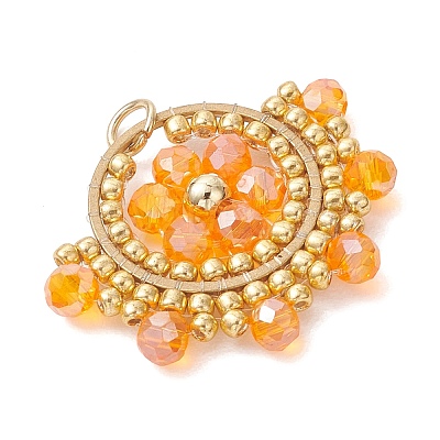 Glass Pendans PALLOY-MZ01222-01-1