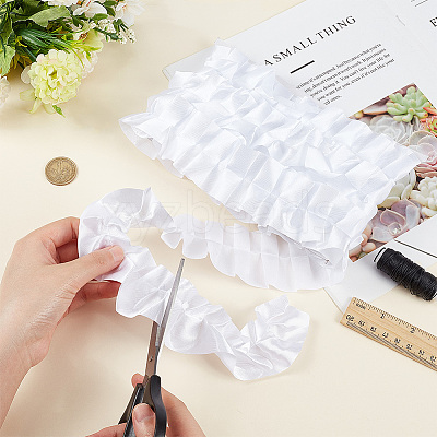 Ruffled Cloth Ribbon DIY-WH0410-37-1