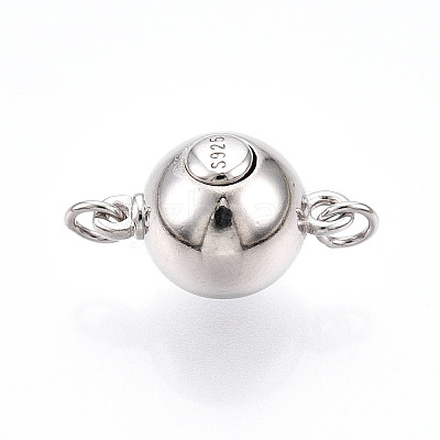 925 Sterling Silver Box Clasps STER-T007-137P-1
