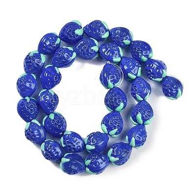 Handmade Lampwork Beads Strand LAMP-I027-10H-1