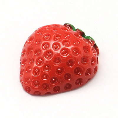 Strawberry Resin Decoden Cabochons CRES-R183-09-1