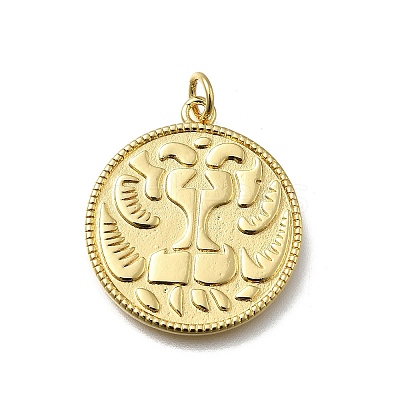 Brass Pendants KK-C090-41G-03-1