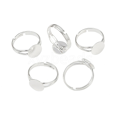 Brass Ring Components KK-C3044-10mm-S-1