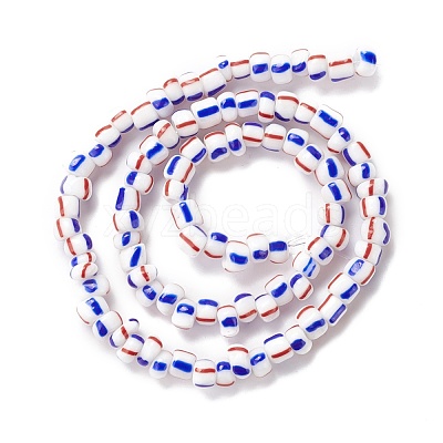 Handmade Lampwork Beads Strands BLOW-K001-01B-10-1