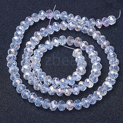 Electroplate Glass Beads Strands EGLA-A044-T2mm-B19-1