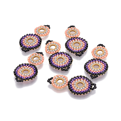 MIYUKI & TOHO Handmade Japanese Seed Beads Links SEED-A027-G17-1