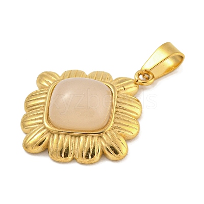 Ion Plating(IP) 304 Stainless Steel Pendants STAS-U024-11G-1