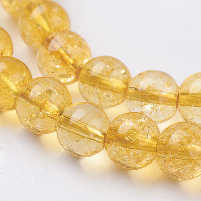Citrine Beads Strands X-G-C076-6mm-6A-1