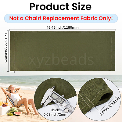 1Pc Chair Polycotton Cloth AJEW-GF0015-38K-1
