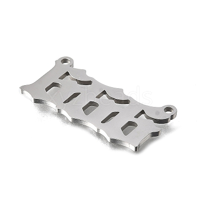 304 Stainless Steel Pendants STAS-D382-04F-P-1