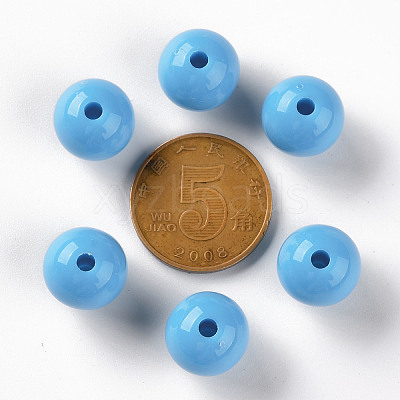 Opaque Acrylic Beads MACR-S370-C12mm-8-1