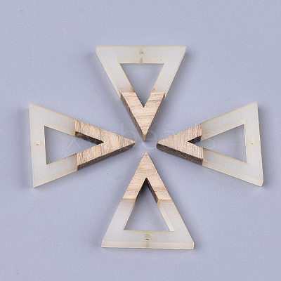 Resin & Walnut Wood Pendants RESI-S358-56B-1