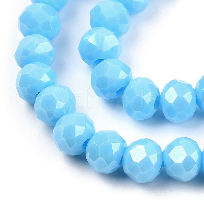Electroplate Glass Beads Strands LS-EGLA-A034-P2mm-A06-1