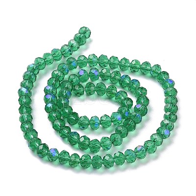 Electroplate Glass Beads Strands EGLA-A034-T4mm-L12-1