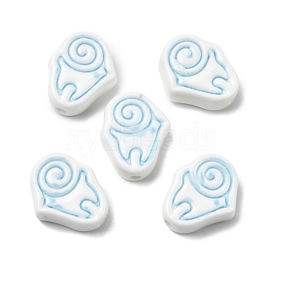 Handmade Porcelain Beads PORC-Z004-01D-1