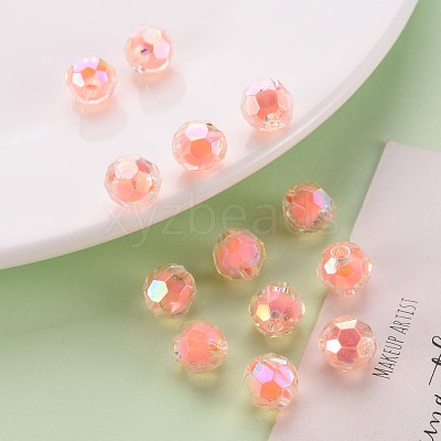Transparent Acrylic Beads TACR-S152-04B-SS2109-1
