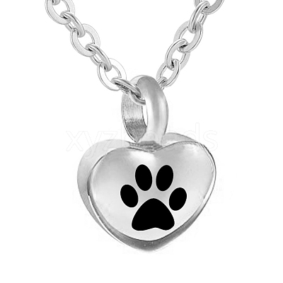 Non-Tarnish 304 Stainless Steel Urn Ashes Pendants BOTT-PW0001-093-1