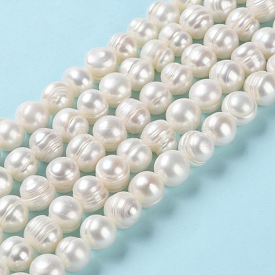 Natural Cultured Freshwater Pearl Beads Strands PEAR-E018-02-1
