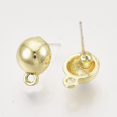 Alloy Stud Earring Findings PALLOY-S121-254A-1