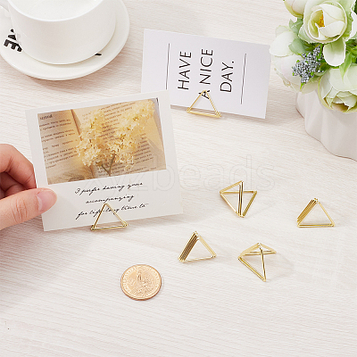 38Pcs Mini Iron Place Card Holders AJEW-CP0007-81G-1
