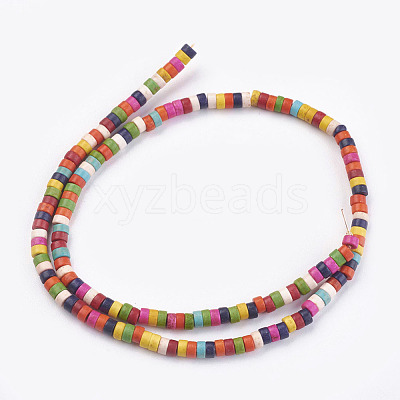 Synthetic Turquoise Beads Strands TURQ-G110-4x2mm-12-1