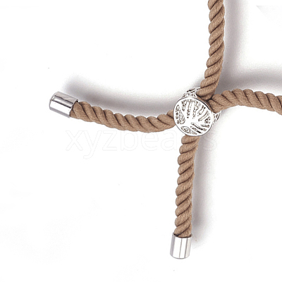 Cotton Cord Bracelet Making KK-F758-03C-P-1