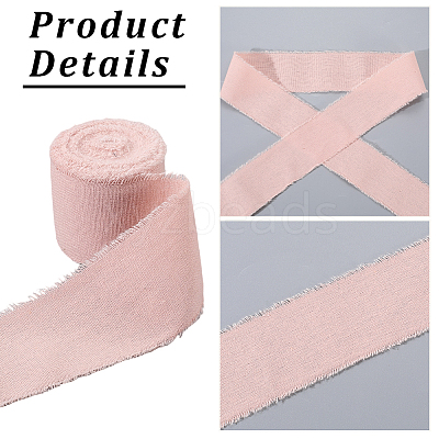 3 Rolls 3 Colors Cotton Ribbon OCOR-GF0005-33A-1