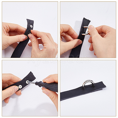 12 Sets 3 Colors Alloy Decorative Buckles FIND-HS0002-29-1