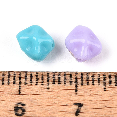 Opaque Acrylic Beads SACR-T035-14M-1