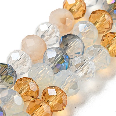 Glass Beads Strands EGLA-A034-M6mm-37-1