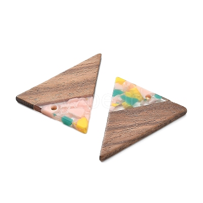 Resin and Walnut Pendants FIND-R051-01F-1