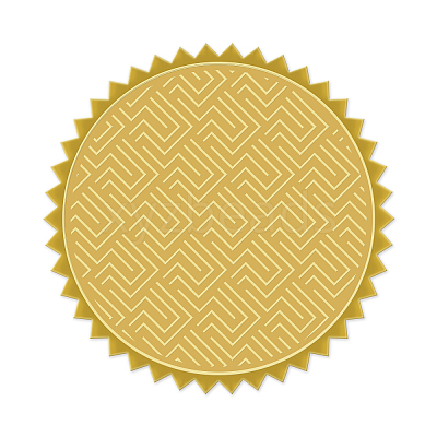 Plastic Self Adhesive Gold Foil Embossed Stickers DIY-WH0211-026-1