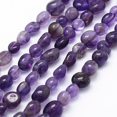 Natural Amethyst Beads Strands G-K230-13-1
