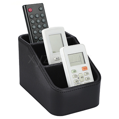 3-Grid Imitation Leather Desktop Storage Boxes CON-WH0095-233C-1