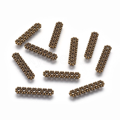 Tibetan Style Alloy Beads Spacers X-TIBEB-S034-AB-FF-1