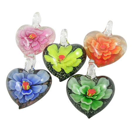 Handmade Lampwork Pendants X-DP361J-1