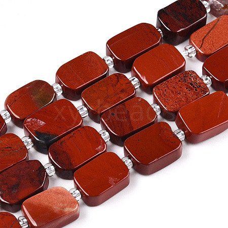 Natural Red Jasper Beads Strands G-T138-18-1