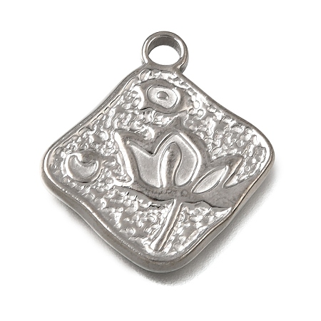 304 Stainless Steel Pendants SA-CBA7C25-02D-P-1
