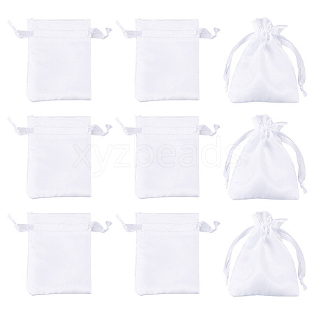 10Pcs Brocade Good Luck Fortune Drawstring Gift Blessing Bags PAAG-TADJ0001-01A-1