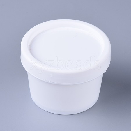 50g PP Plastic Refillable Mask Jar MRMJ-WH0040-02-1