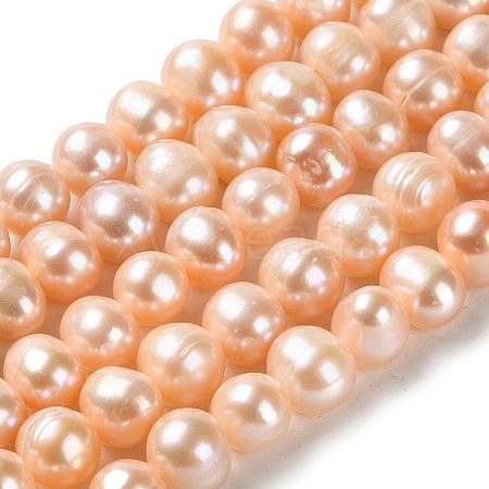 Natural Cultured Freshwater Pearl Beads Strands PEAR-E018-31-1