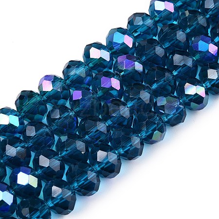 Electroplate Glass Beads Strands LS-EGLA-A044-T8mm-L27-1