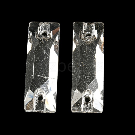 Glass Connector Charms GLAA-A006-16B-1