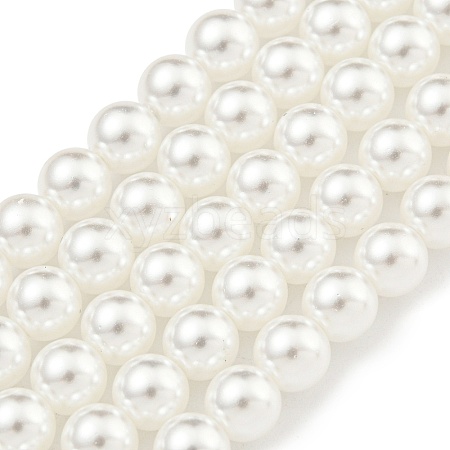 Glass Pearl Beads Strands HY-G002-01C-01-1
