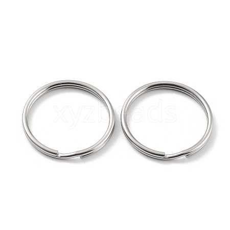 Non-Tarnish 304 Stainless Steel Split Key Rings STAS-Q314-02F-P-1