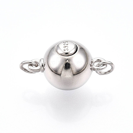925 Sterling Silver Box Clasps STER-T007-137P-1