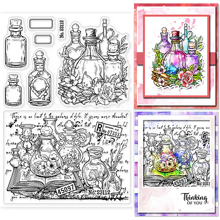 Custom PVC Plastic Clear Stamps DIY-WH0448-0599-1