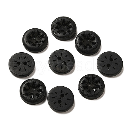 Carved 2-Hole Basic Sewing Buttons LS-NNA0YZG-1